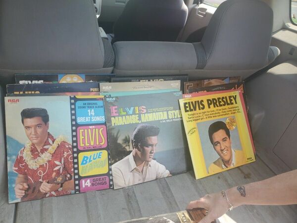 3 vintage original Elvis records