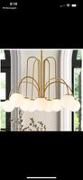 Erik 10-Light Gold Unique Modern Elbow Chandelier with Milky White Glass Shades