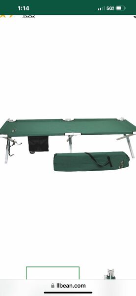 Camping Cot Bed  with Bag