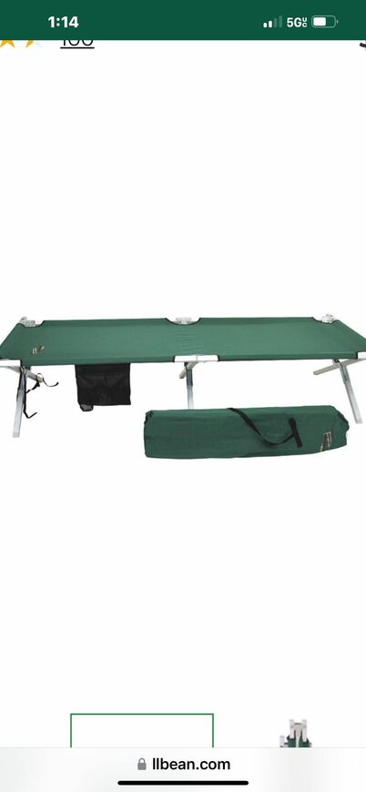 Camping Cot Bed  with Bag