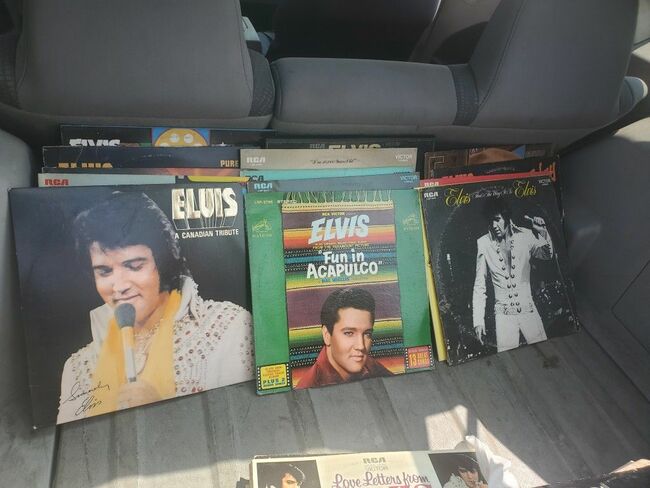 3 vintage original Elvis records